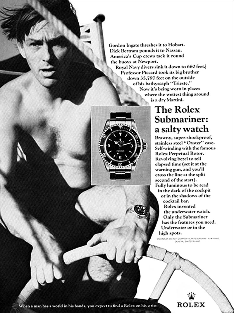 Rolex Submariner/Старая реклама