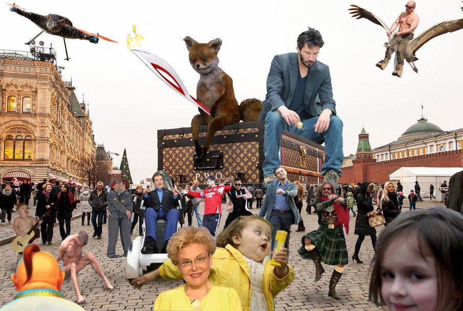 Чемодан Louis Vuitton на Красной площади/10 фактов о явлении!