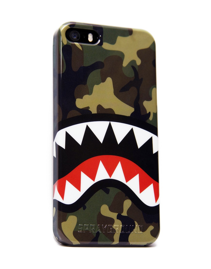 Spraygroud/Камуфляж и акула для iPhone!
