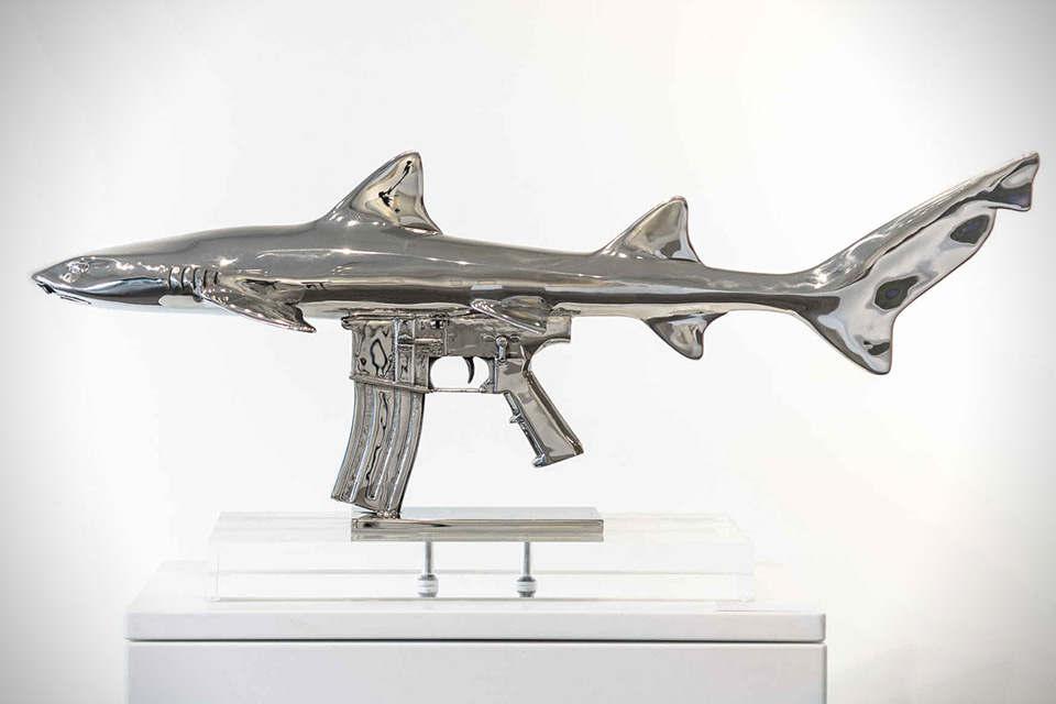 Shark-Gun-Sculptures-By-Christopher-Schulz-0