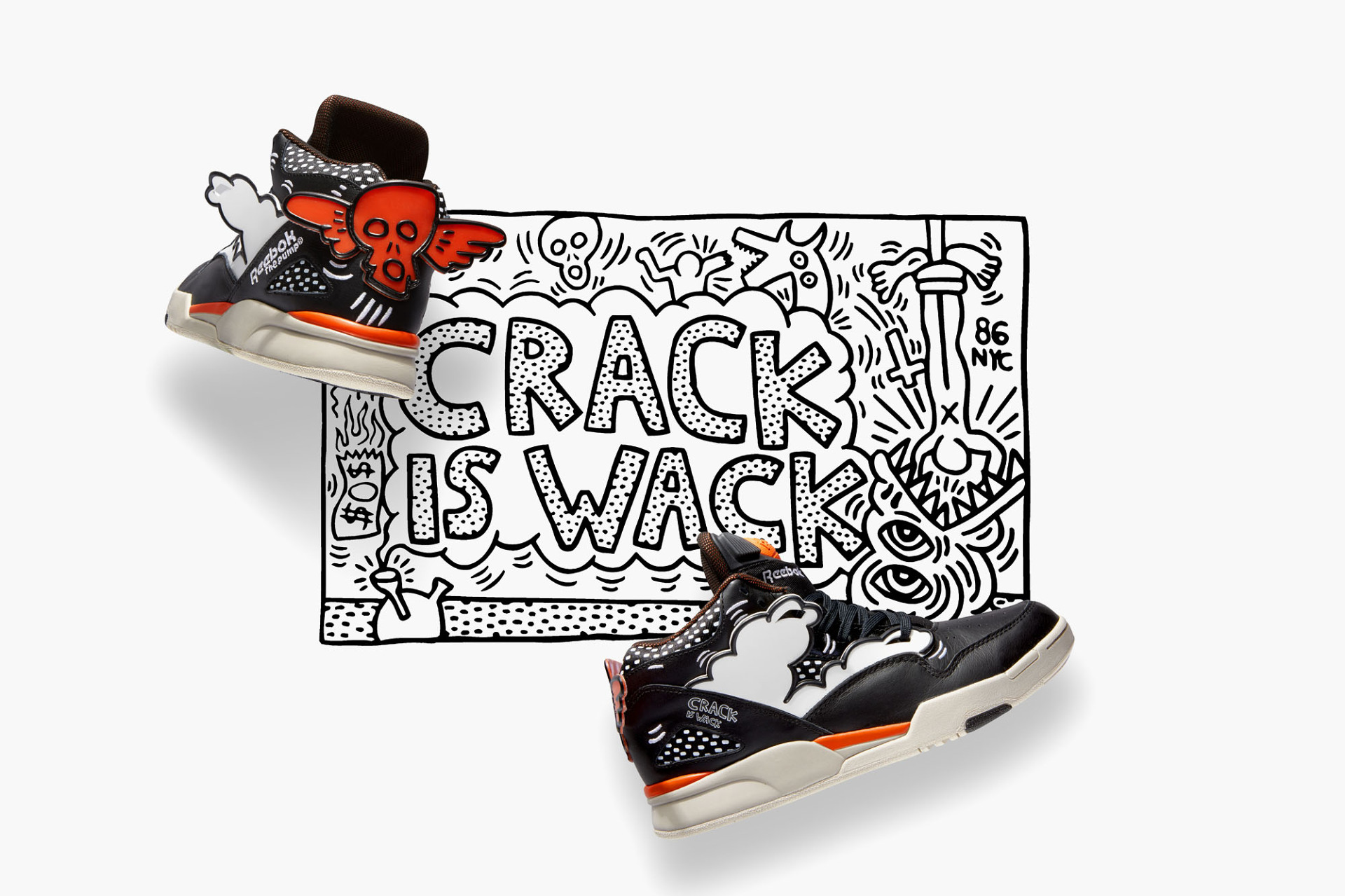 Reebok Classic x Keith Haring/Получились интересные кроссовки!