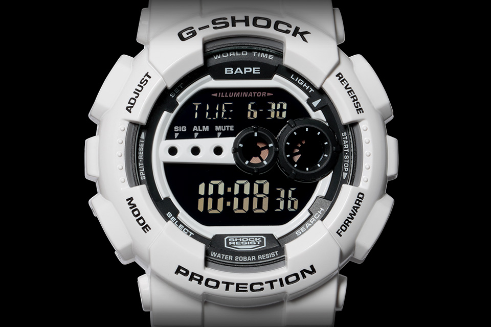 BAPE x G-SHOCK GD-100 / Хорошие часы!