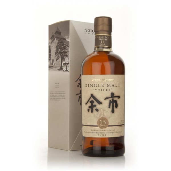 yoichi 15 year old single malt japanese whisky