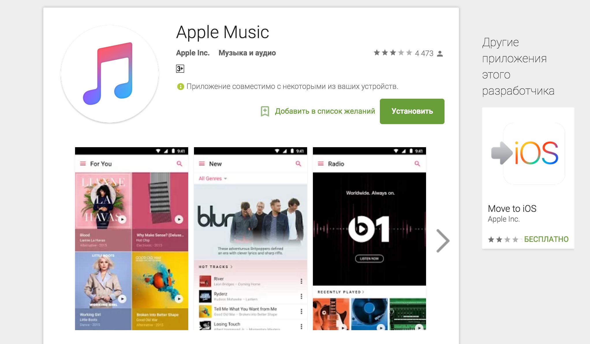 Apple Music на Android / Отзывы владельцев Android!